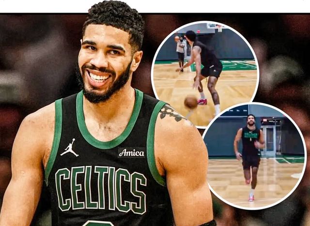 塔图姆发布康复训练：受伤19周后重返球场训练